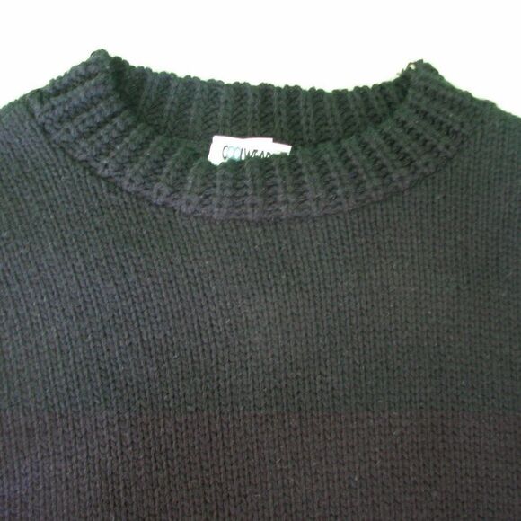 Vintage Coolwear Black Cropped Knit Sweater - Picture 1 of 9